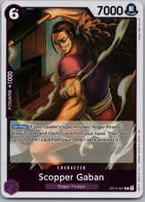 Scopper Gaban R Carrying On His Will OP13-067 NM