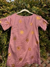 Tea Collection Dress Metallic Stars