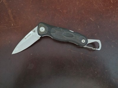 Leatherman Crater C33L Knife Combo Edge Carabiner Clip Bottle Opener 069u