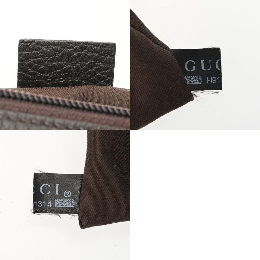 GUCCI Women's GG Tote Bag Brown Nylon Leather Used【74 characters】 thumbnail 10