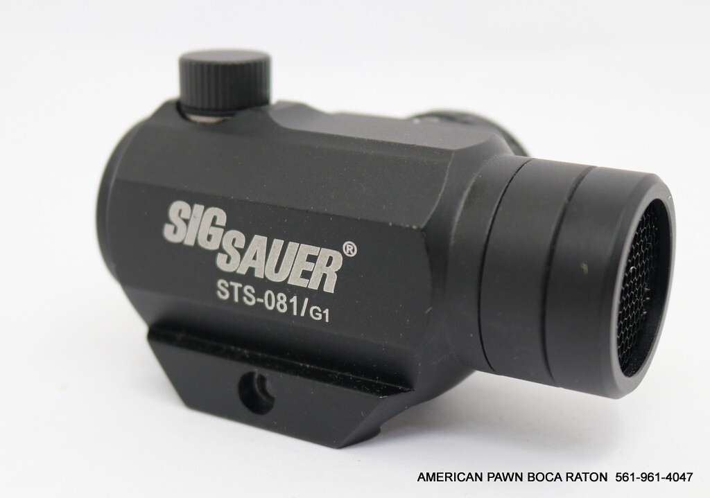 Sig Sauer STS-081/g1 Red Dot Sight Works Missing mount part AS IS