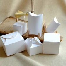 Kraftpapier Kissenschachteln Box Gastgeschenk Hochzeit Taufe S1M01 S1M03 S2KS