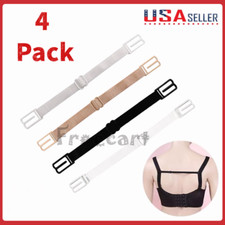 4 PCS Anti Slip Straps Clips Holder Bra Women Non-Slip Adjustable Bra Rope Back