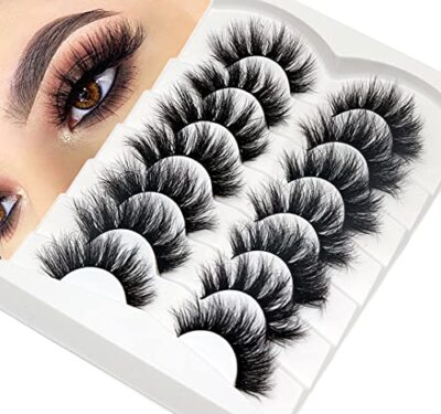  False Lashes Super Fluffy Faux Mink Eyelashes Style1-Fluffy & Full Lashes