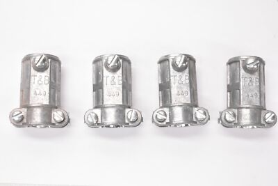 Thomas & Betts 449-TB Combination Coupling 3/8FLEX TO 1/2EMT SS CPG - Lot of 4