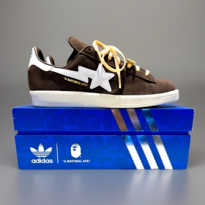 BAPE  Adidas Campus 30th Anniversary Brown Size 8.5 Men s Shoes IF3379