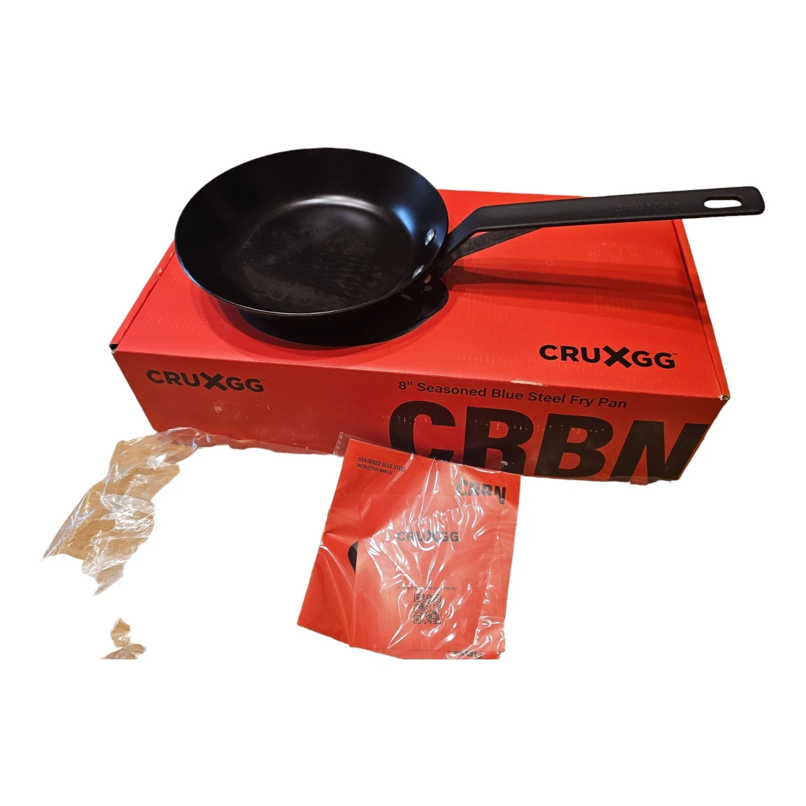 8” Seasoned Blue Steel Pan CRUXGG Williams Sonoma CRBN CRUX/Ghetto Gastro Collab