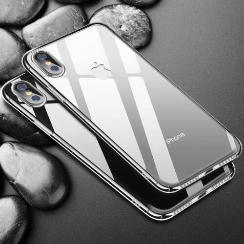 Crystal Clear Cover Ultra thin Hard Back Case For iPhone 15 Pro Max 14 13 12 11 - Picture 3 of 9