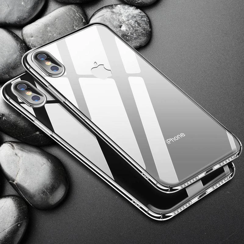 Crystal Clear Cover Ultra thin Hard Back Case For iPhone 15 Pro Max 14 13 12 11 - Image 3 of 4