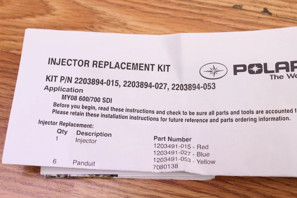Polaris RMK 700 DRAGON 2008 inyector de combustible amarillo - fabricante original nuevo Foto 3 de 3