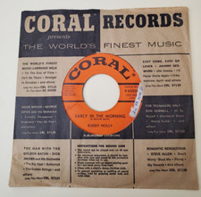 Buddy Holly  EARLY IN THE MORNING (ROCKABILLY 45) #62006 PLAYS VG+