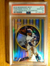 FERNANDO TATIS JR 2019 BOWMAN'S BEST 1999 FRANCHISE FAVORITES RC #FTJ PSA 10 GEM