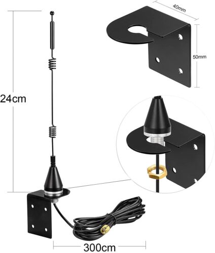 Bingfu Außenbereich WiFi Antenne 2,4 GHz 5 GHz 5,8 GHz Wandhalterung MIMO 3 m SMA Antenne - Bild 3 von 7