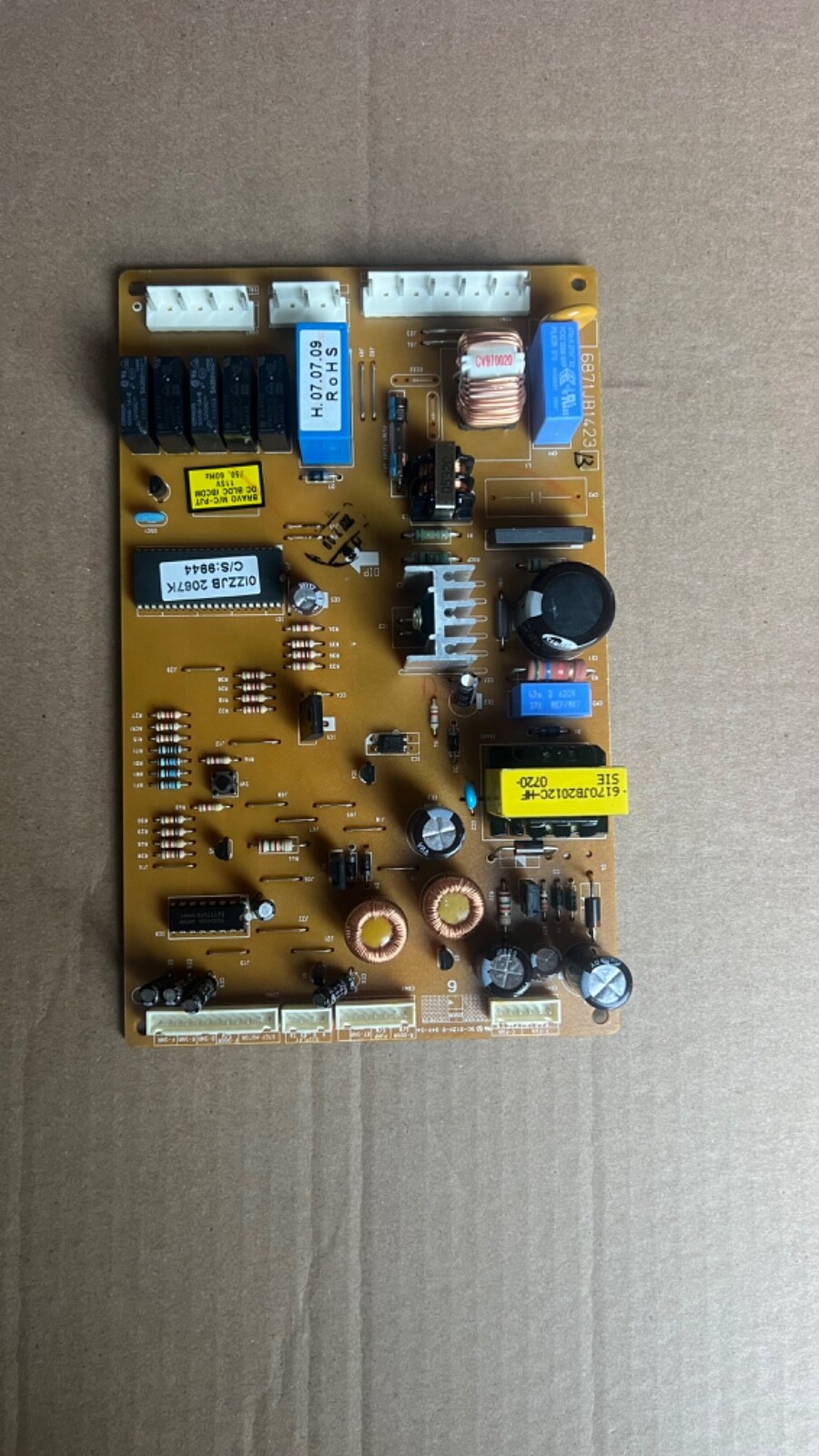 6871JB1423B LG refrigerator main control board OEM part 6871JB1423B, 6871JB1423N