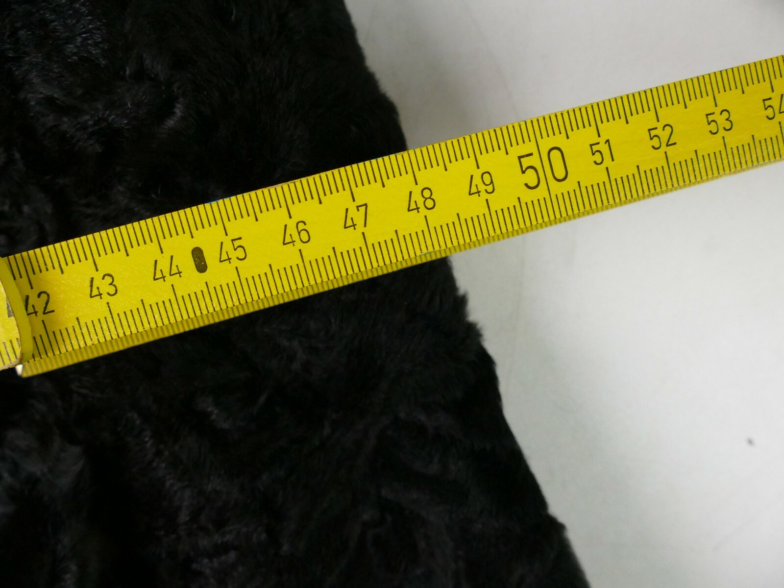 Wide tail coat fox collar black size 38 rarely worn mint condition AH22 image 9