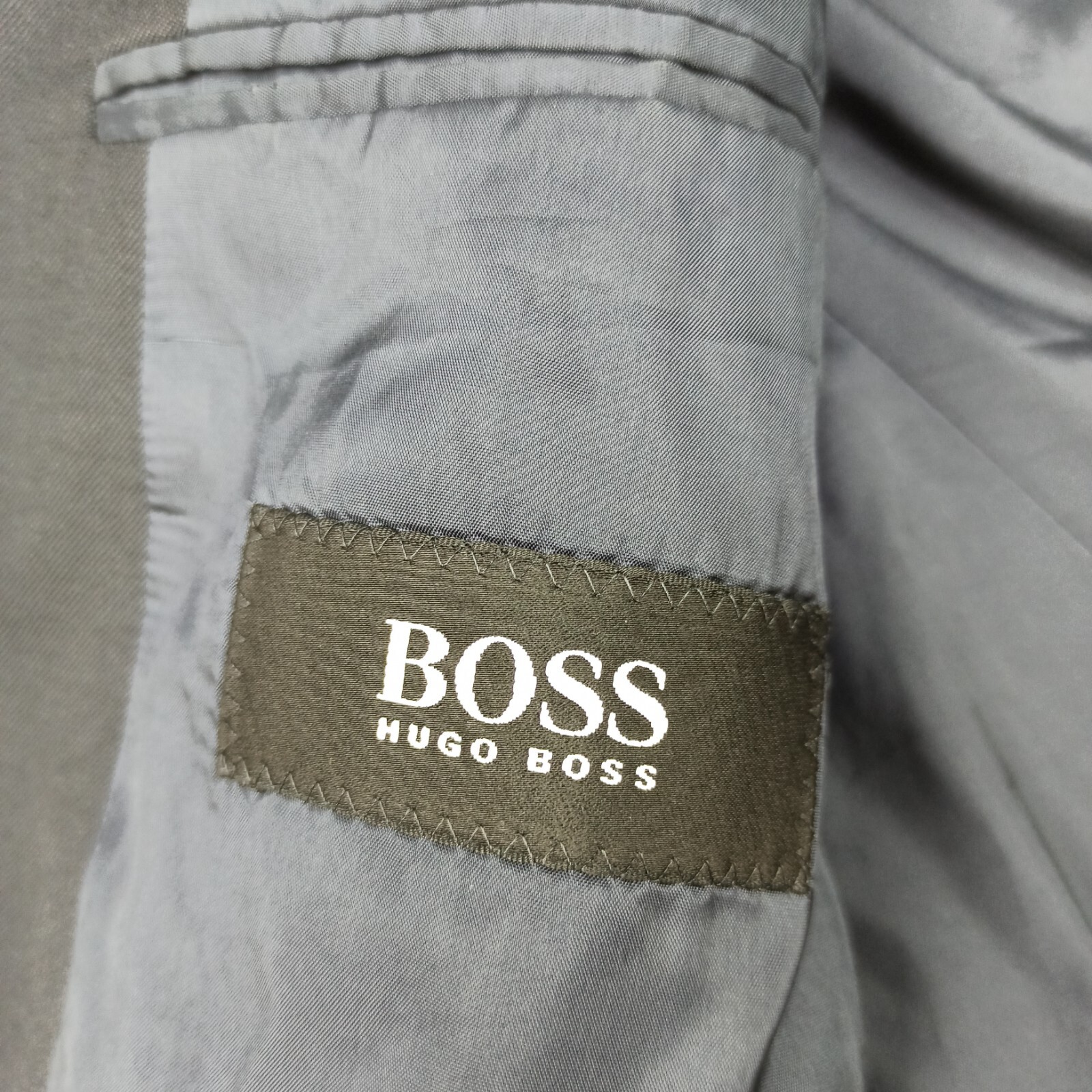 Hugo-Boss Mens Suit Jacket EU-50 UK-40R Black Virgin Wool Blazer Super-100 thumbnail 7