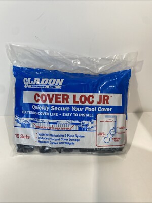 Gladon's Cover Loc Jr  Winter Swimming Pool Cover Clips (Pack of 12)