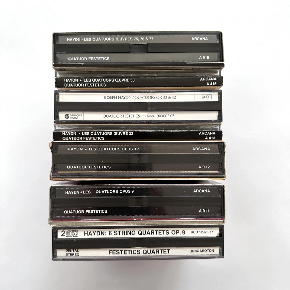 Haydn Quartets Op. 9, 17, 20, 33, 42, 50, 75-77 Festetics [Arcana 15 CD Set] EX Foto 4 de 4