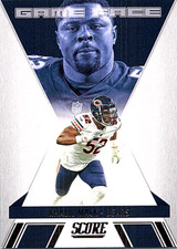 2021 Score Football Game Face Card GF1 Khalil Mack Bears 
