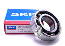 NEW SKF 6205 Z DEEP GROOVE BALL BEARING, METAL SHIELDED 25x52x15 mm