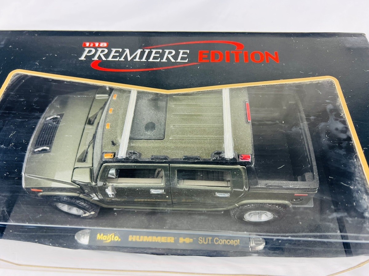 Maisto Hummer H2 Truck SUT Concept Premiere Edition 1:18 Scale | eBay