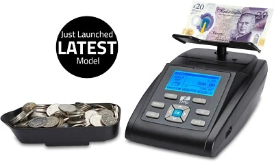 Money Counting Scale Note Coin Counter Machine Banknote Cash Currency UK ZZap