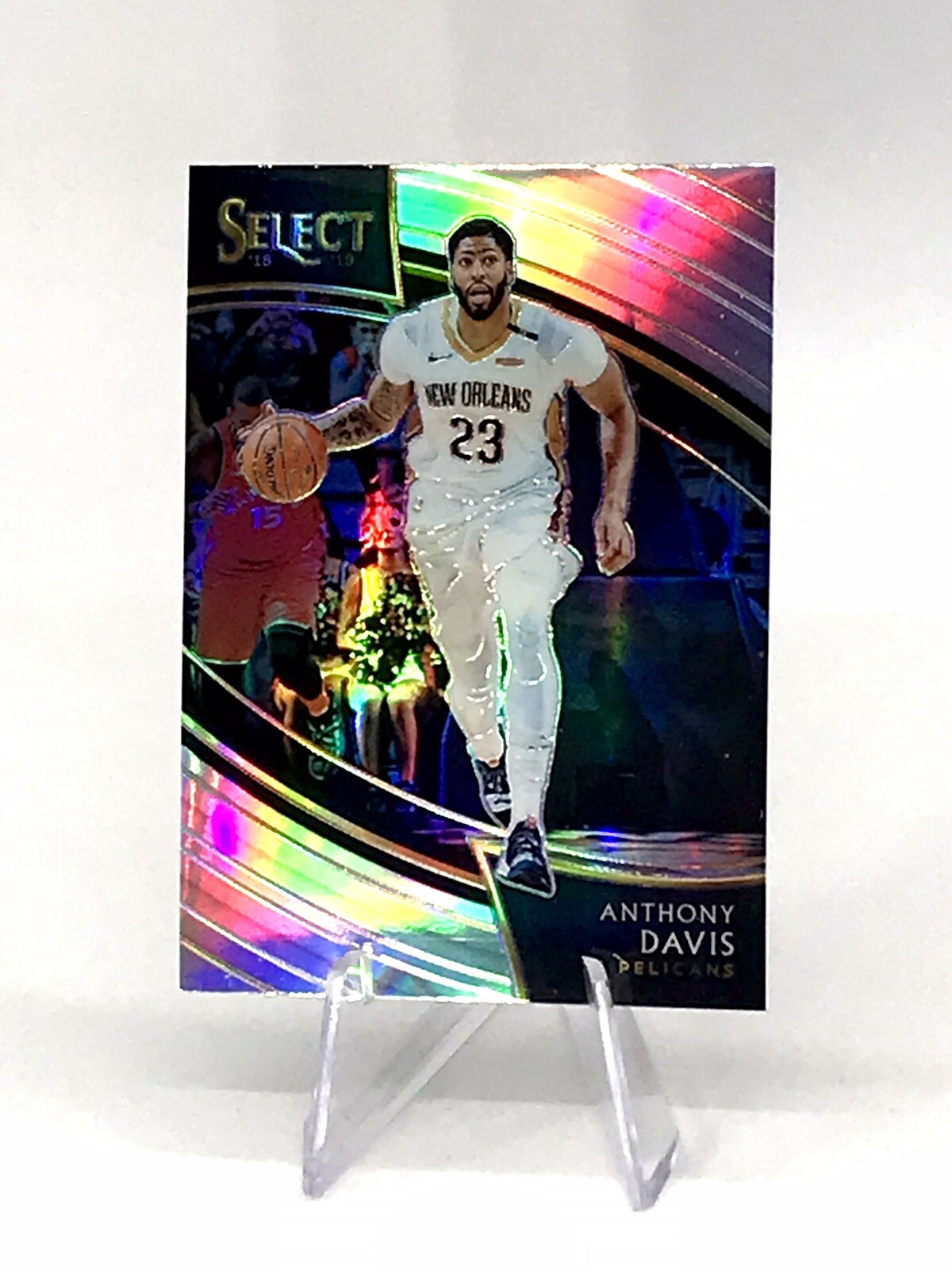 2018-19 Panini Select Courtside Silver Prizm Anthony Davis #227
