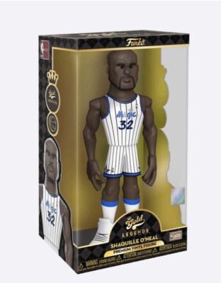 Funko Gold 5'' Shaquille O'Neal Magic Legends NBA New