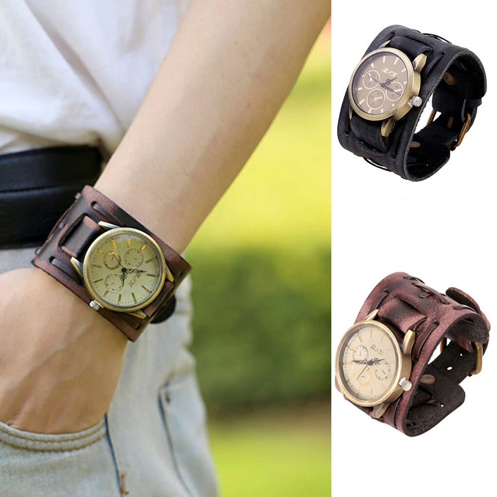 Large leather shop watch bands