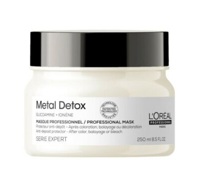 L'Oreal Serie Expert Metal Detox Anti-Deposit Protector Mask 250ml - FREE P&P