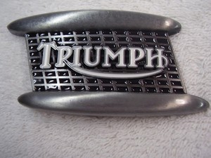 triumph motorcycle belt buckle