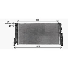 Radiator BW2585 AVA 17117617639 7617639