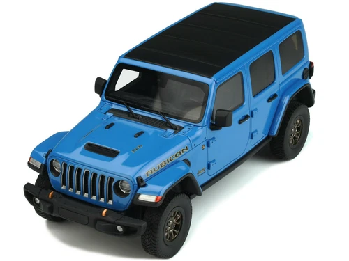 GTspirit JEEP Wrangler Rubicon 392 2021 1:18 Blue Black Roof Model GT371