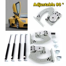 Vertical Door Hinges Bolt Kit Butterfly 90 Car Doors Universal Lambo Scissor US