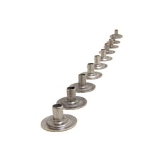 Snap Fastener, Eyelet Portion Only 1/4" Line 24 Stainless Steel 200 Piece Set