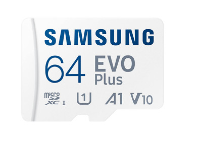 SAMSUNG MicroSDXC 64GB EVO Plus UHS-I U3 MB-MC64KA/EU, Memory Card