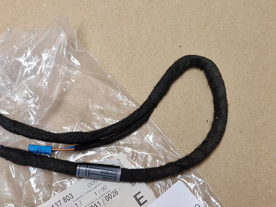 MINI Cooper R55 R56 R57 R58 R59 Drivers Door Wiring Cable 9137803 Genuine NEW - Image 4 of 4