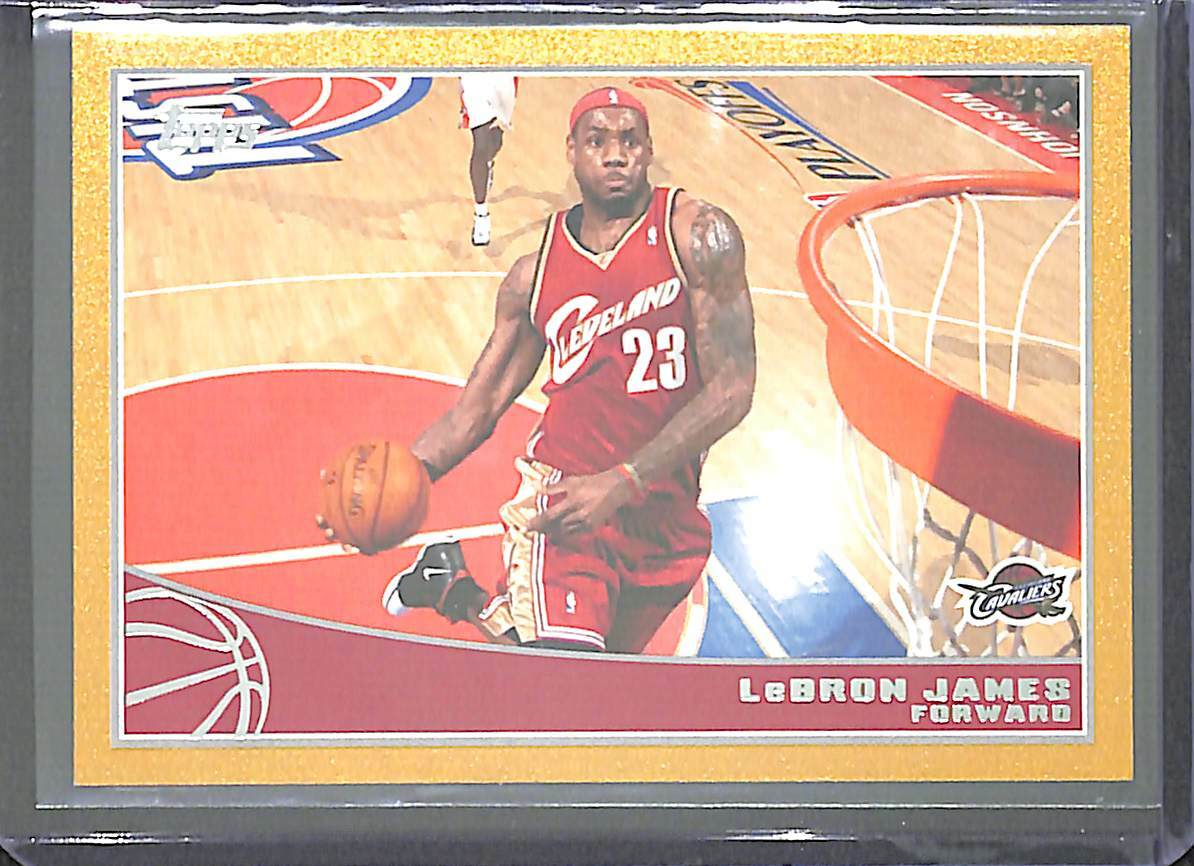 2009-10 Topps Basketball Gold #42 LeBron James No 746 of 2009
