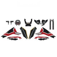 Komplett-Set Aufkleber 3D FüR Motorrad Kompatibel Honda Africa Twin Adventure