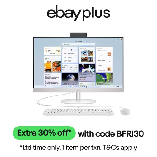 HP All-In-One 27" FHD Non-Touch Desktop Ryzen 7 7730U 16GB 512GB SSD AMD Radeon