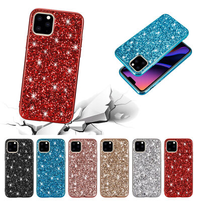 Bling Glitter Shockproof Phone Case For iPhone 14 13 12 11 Pro Max XS XR 7 8 SE