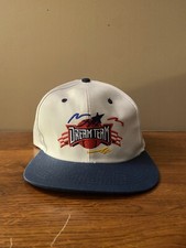 Vintage Logo 7 USA Dream Team Snapback Hat Basketball Post NBA Promo Olympics