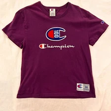 Champion Rug Big C Embroidered Shirt Size L 100 Year Anniversary
