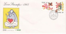 Irland FDC 1987 - Liebesmarken