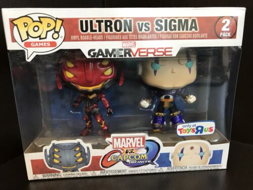 Ultron vs Sigma Funko Pop! Toys R Us TRU Exclusive Rare 2 Pack Gamerverse NIB - 第 1/4 張圖片