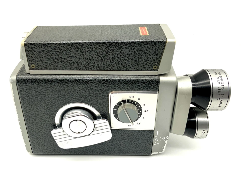 Kodak Scopemeter Fotocamera Con Ektanar F/1.9 Telephoto, Ampio Angle Doppio 8mm - Bild 3 von 4