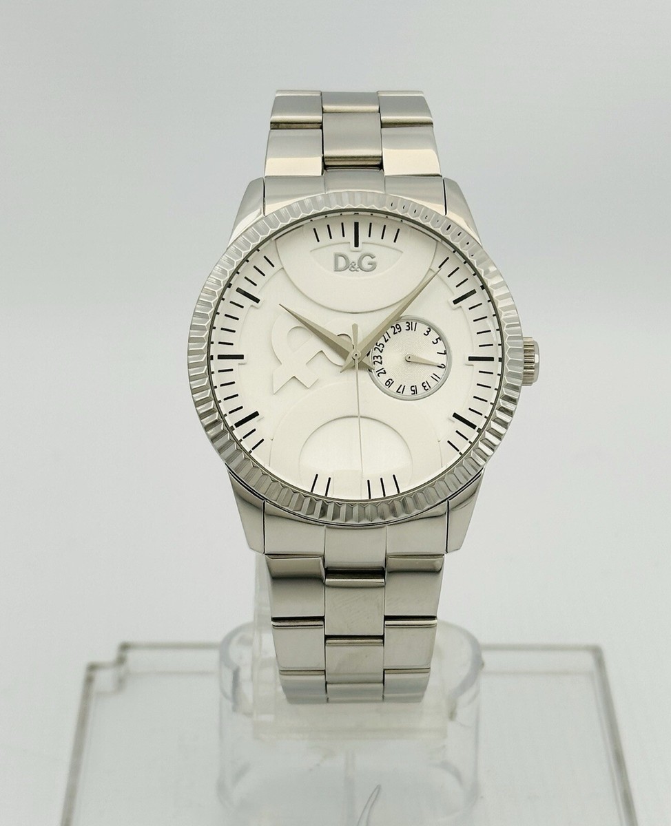 Dolce & Gabbana Time DW0755 Men's Round Analog Date Stainless