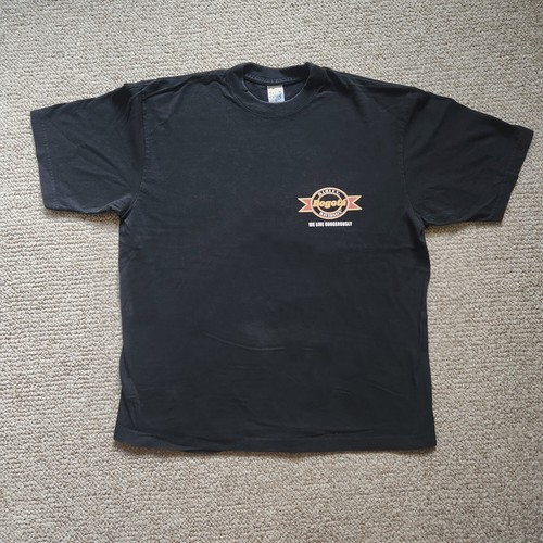 Harley Davidson Bogota Vintage We Live Dangerously Tee T Shirt Size L Rare