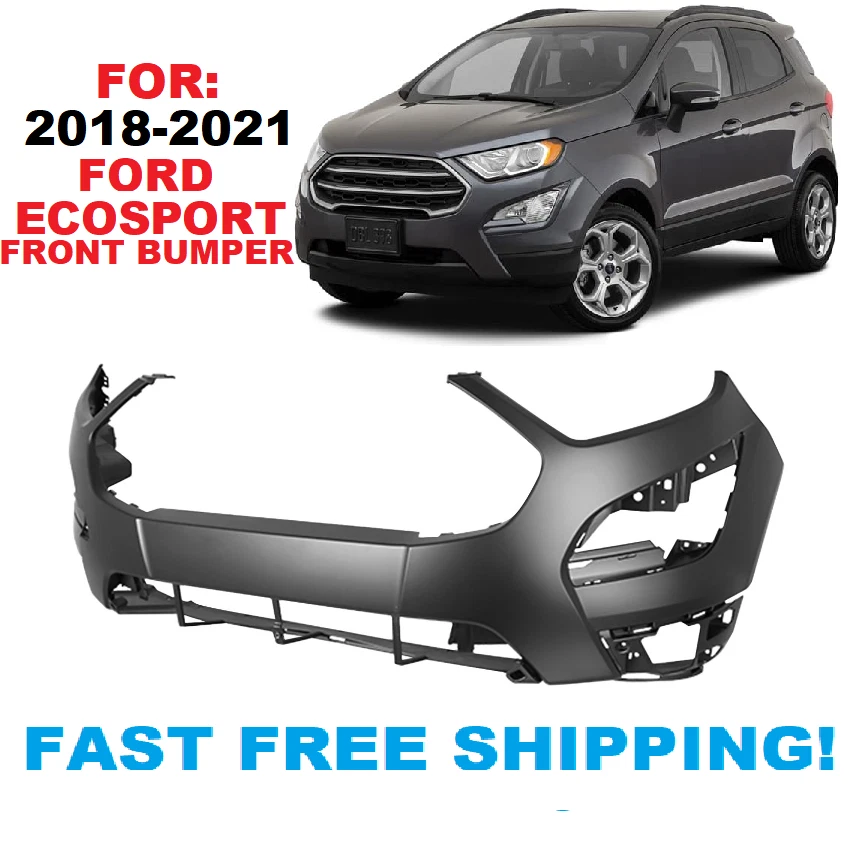 Front Bumper TEXTURE BLACK FOG LAMP BEZEL Fit 2018-21 Ford EcoSport GN1Z15266AA