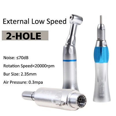 SANDENT Estilo NSK Dental Contra Angulo/ Baja Velocidad Pieza de Mano/ 2Hole Micromotor